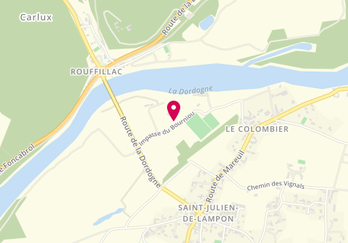 Plan de DELTEIL Danielle, Le Bourg, 24370 Saint-Julien-de-Lampon