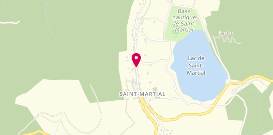 Plan de ABEL Patricia, 479 le Village, 07310 Saint-Martial