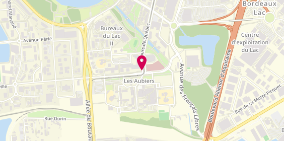 Plan de NKOUNKOU Martine, Avenue Laroque, 33300 Bordeaux