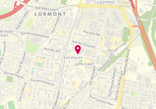 Plan de CLOUTET Delphine, 6 Rue Jean Auriac, 33310 Lormont