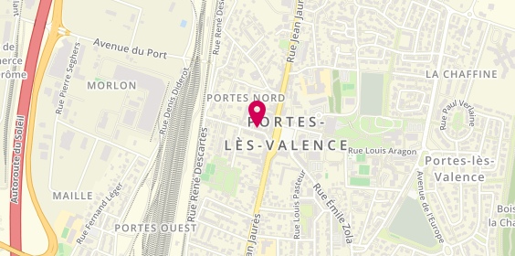 Plan de MAISONNEUVE Rachel, 8 Rue Pierre Semard, 26800 Portes-lès-Valence