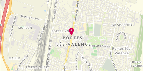 Plan de SERRET Vincent, 55 Ter Rue Jean Jaurès, 26800 Portes-lès-Valence