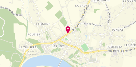 Plan de BENEY Muriel, 153 Rue des Frères Reclus, 24130 Le Fleix