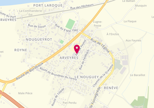Plan de CARARON Aurore, 15 Rue de Peytot, 33500 Arveyres