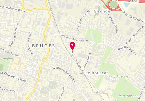 Plan de NEAU Philippe, 11 Chemin de la Grave, 33520 Bruges