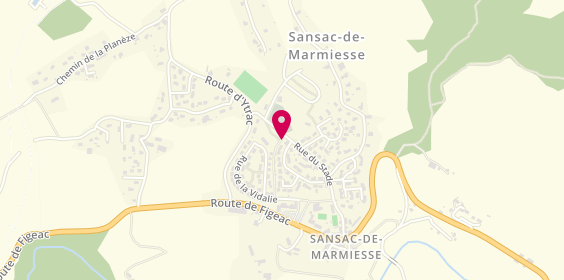 Plan de DOLY Marie Laure, Le Bourg, 15130 Sansac-de-Marmiesse