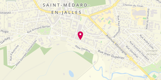 Plan de MORGADO Chantal, 44 Place de la Republique, 33160 Saint-Médard-en-Jalles