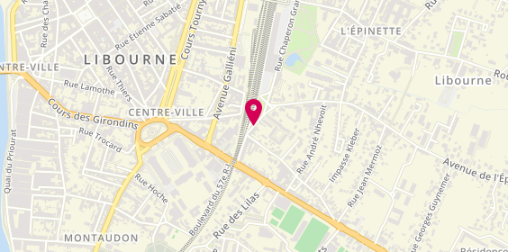 Plan de CHEVILLON-ARNOUIL Karine, 9 Rue de la Belotte, 33500 Libourne