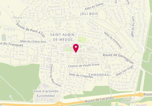 Plan de CROUZET Sara, 15 Route de Germignan, 33160 Saint-Aubin-de-Médoc