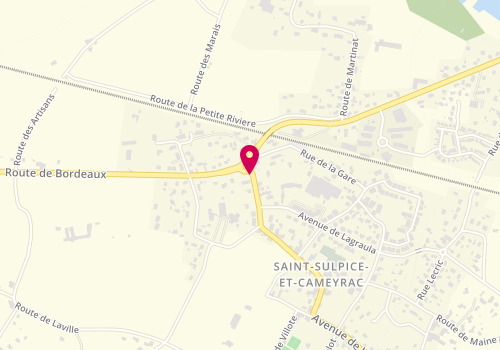 Plan de LEFEVRE Cédric, 30 Avenue Maucaillou, 33450 Saint-Sulpice-et-Cameyrac