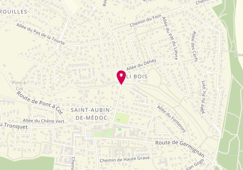 Plan de BERTONNAUD Denis, 35 Route de Joli Bois, 33160 Saint-Aubin-de-Médoc