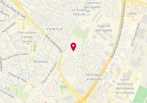 Plan de MARTIN Florence, 5 Allee Paul Signac, 26000 Valence