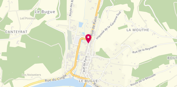 Plan de GARRIGUE Aude, 73 Rue de Paris, 24260 Le Bugue