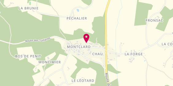 Plan de BUHAJ Sophie, 175 Route de Pre Paurau, 24140 Saint-Georges-de-Montclard
