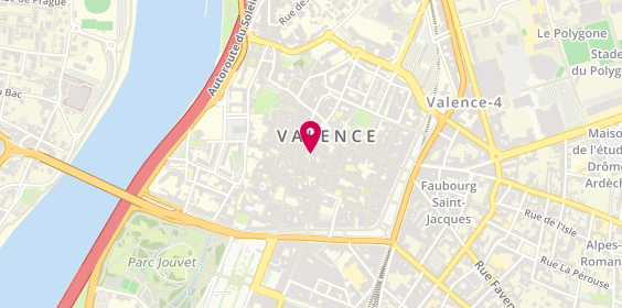 Plan de CHAUVY Valérie, 3 Rue Briffaut, 26000 Valence