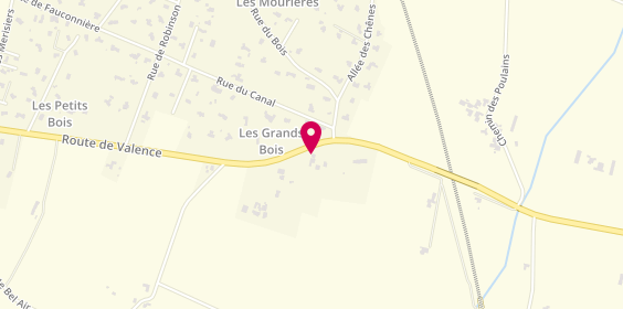 Plan de BARBAY Delphine, Route de Valence, 26120 Montélier