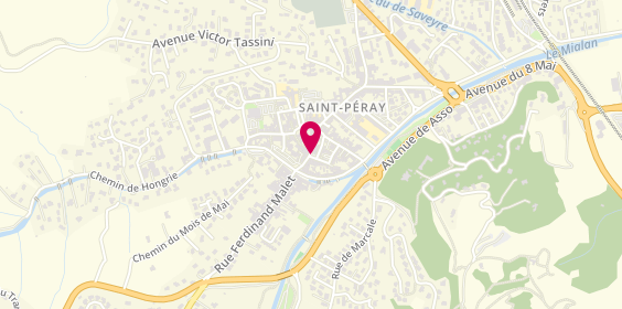Plan de BRERO Anthony, 2 Place de la Paix, 07130 Saint-Péray