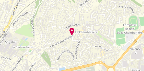 Plan de FILOGRASSO Elsa, 157 Rue Chamberliere, 26000 Valence