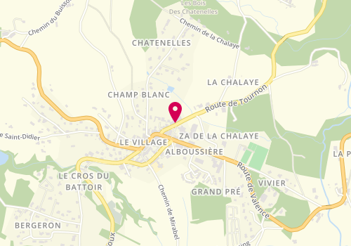 Plan de DELEAU Guillaume, Route de Tournon, 07440 Alboussière