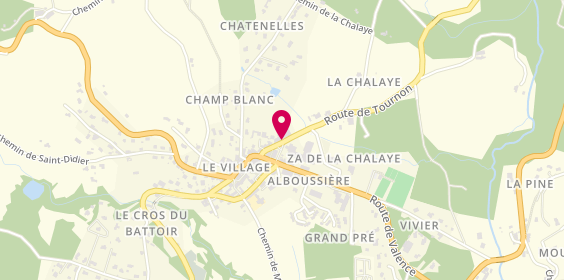 Plan de ANDRIEUX Christine, Route de Tournon, 07440 Alboussière