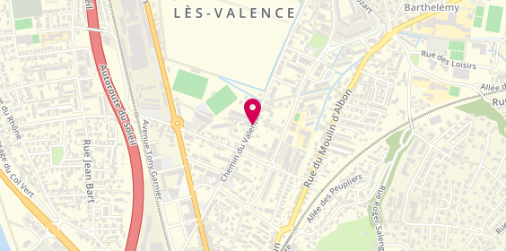 Plan de MAS Julien, 42 Chemin du Valentin, 26500 Bourg-lès-Valence