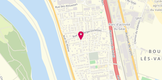 Plan de REGNAULT Christie, 145 Rue Marie Curie, 26500 Bourg-lès-Valence