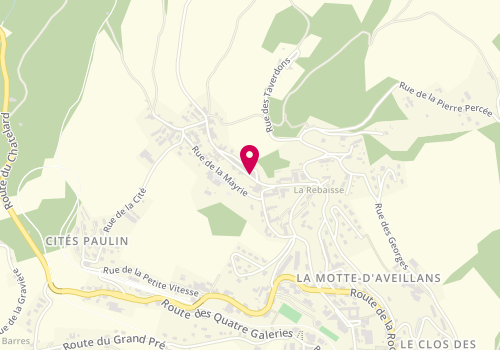 Plan de LAYE Murielle, 10 Route de Villard Merlat, 38770 La Motte-d'Aveillans