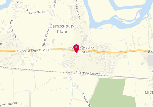 Plan de MOUSSAC Chloé, 5 Rue de Saint Sauveur, 33660 Camps-sur-l'Isle