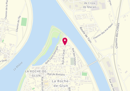 Plan de BOSC Isabelle, 8 Rue des Islettes, 26600 La Roche-de-Glun