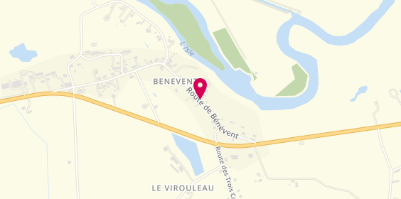 Plan de BOUTRIF Natacha, 356 Route de Bénévent, 24400 Saint-Laurent-des-Hommes