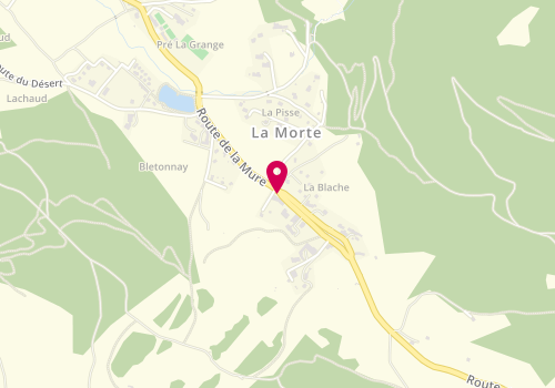 Plan de MARCE Ludivine, 636 Route de la Mure, 38350 La Morte