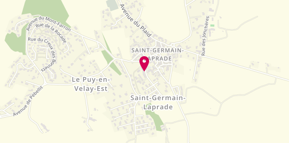 Plan de BOUSSIT Sandrine, 3 Bis Rue du Soleil Levant, 43700 Saint-Germain-Laprade