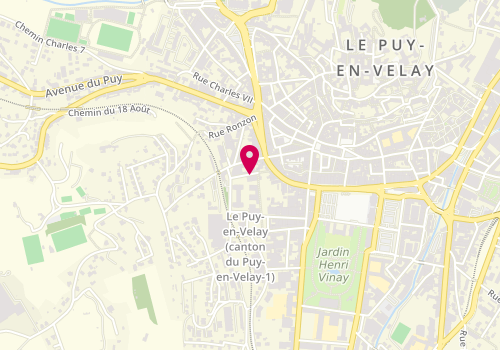 Plan de VIGNAL Marie, 9 Rue du Frere Theodore, 43000 Le Puy-en-Velay
