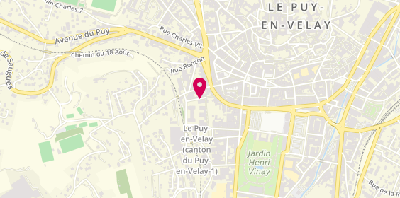 Plan de GRANGEON Virginie, 9 Rue Frere Theodore, 43000 Le Puy-en-Velay