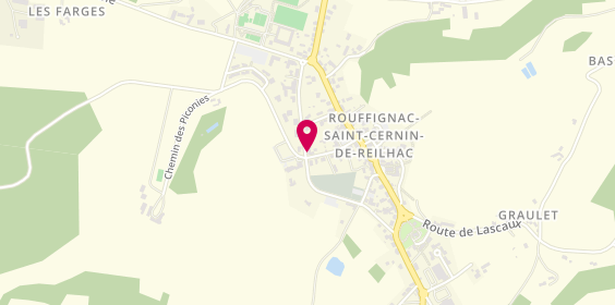 Plan de PASQUIER Anne-Laure, Route des Tuilières, 24580 Rouffignac-Saint-Cernin-de-Reilhac