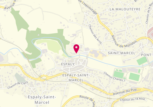 Plan de PIGEON Laure, 1 Chemin du Paradis, 43000 Espaly-Saint-Marcel