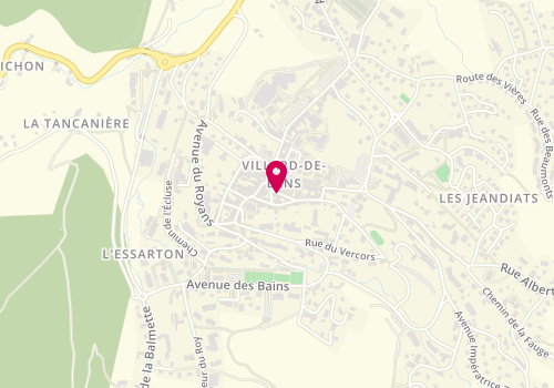 Plan de GIBOIN Stéphanie, 26 Rue Vaucanson, 38250 Villard-de-Lans