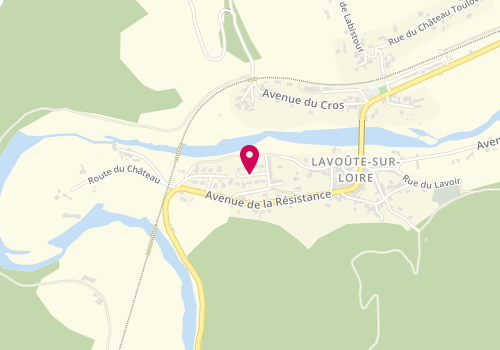 Plan de CRISPET André, Route de Beaulieu, 43800 Lavoûte-sur-Loire