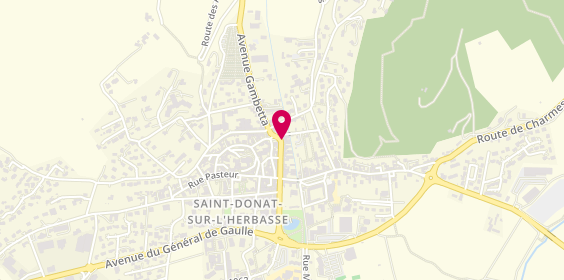 Plan de BENISTAND HECTOR KARINE, 2 Place Jean Jaures, 26260 Saint-Donat-sur-l'Herbasse