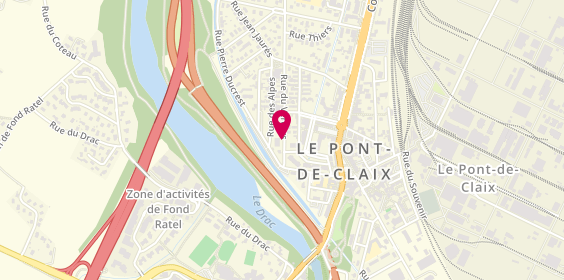 Plan de ALESSANDRINI Agnès, 1 Bis Rue du Vercors, 38800 Le Pont-de-Claix