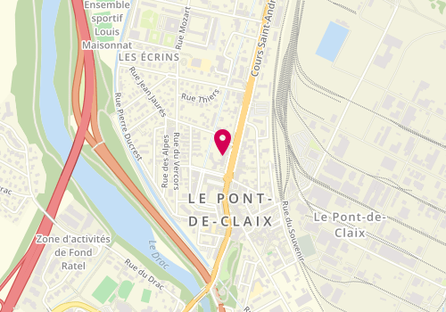 Plan de REVOYRON AHOU Henriette, 7 Cours Saint André, 38800 Le Pont-de-Claix