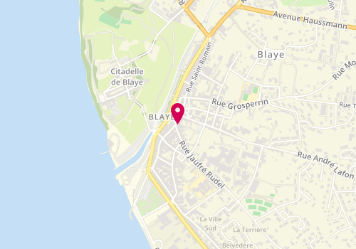 Plan de OULEY Carole, 2 Place Rabolte, 33390 Blaye