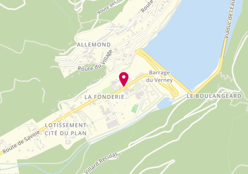 Plan de FIAT Béatrice, 475 Route des Fonderies Royales, 38114 Allemond