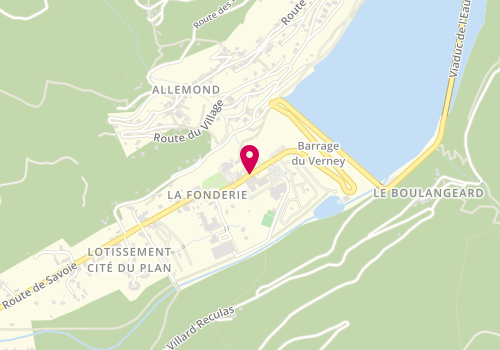 Plan de DEMONGEOT Sylvie, 480 Route des Fonderies Royales, 38114 Allemond