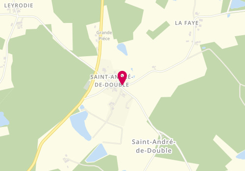 Plan de FAURE-GALTIER Caroline, Domaine du Mas Saint Andre, 24190 Saint-André-de-Double