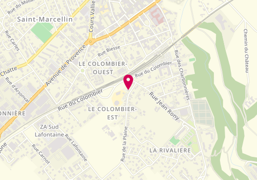 Plan de MAYOUSSIER Marie José, 4 Rue de la Plaine, 38160 Saint-Marcellin