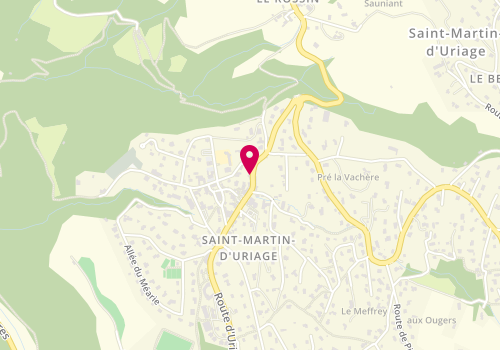 Plan de FRETZ Laurence, 95 Route de Chamrousse, 38410 Saint-Martin-d'Uriage