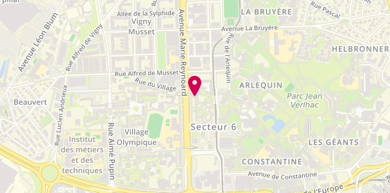 Plan de ZAROURI Mathilde, 25 Rue Marie Reynoard, 38100 Grenoble