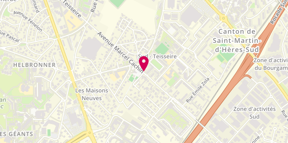 Plan de CLUZE Christine, 53 Avenue Marcel Cachin, 38400 Saint-Martin-d'Hères