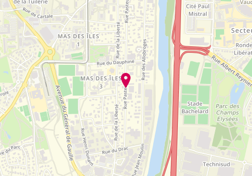 Plan de ZOGHEIB Maxime, 69 Rue Pasteur, 38180 Seyssins